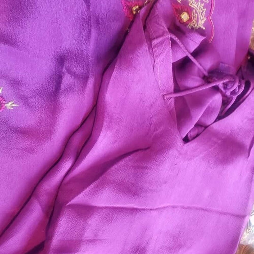 Indian-Pakistani 3-piece Suit! Salwer- Kammez-Dupatta! 100% PURE Silk!